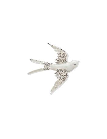 Anne Klein Bird Pin in Gift Box Brooches Silver | SGEGJ99428