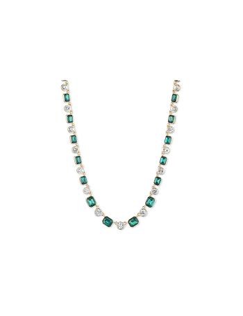 Anne Klein Bright Emerald Collar Necklace Turquoise / Gold | GSGUC41724