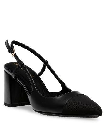 Anne Klein Brinlee Sling Back Pump Heels Black | XSGBH54086