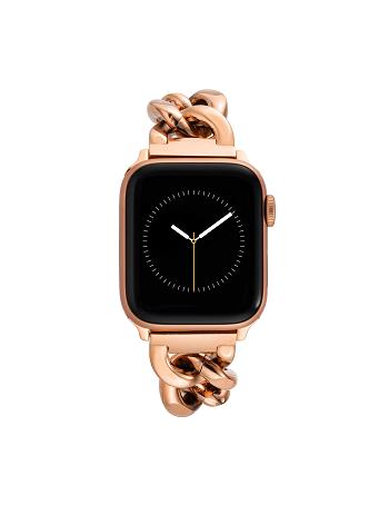 Anne Klein Chain Link Bracelet Band for Apple Watch® Metals Rose / Gold | ASGDF80561