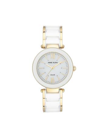 Anne Klein Considered Solar Powered Watch Ceramics White | SGICD23461