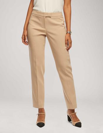 Anne Klein Contour Stretch Bowie Pant Bottoms Beige | ESGHC63889