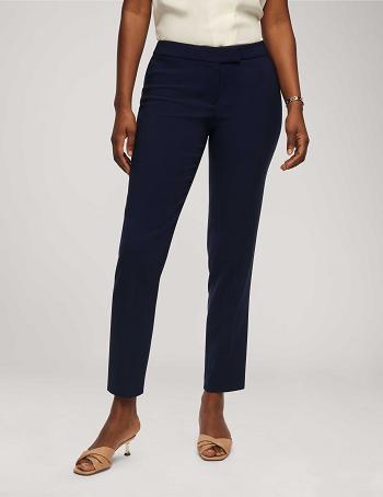 Anne Klein Contour Stretch Bowie Pant Bottoms Blue | SGJKU22769