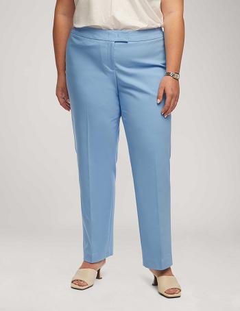 Anne Klein Cotton Double Weave Bowie Pant Plus Size Blue | BSGSD19199