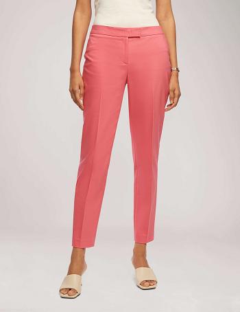 Anne Klein Cotton Double Weave Bowie Pant Bottoms Pink | SGDFL89767