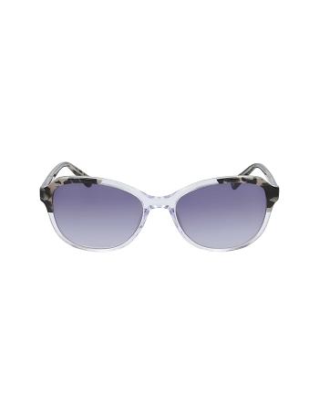 Anne Klein Crystal Oval Sunglasses Round Grey | TSGWZ76515