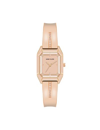 Anne Klein Elegant Bangle Bracelet Watch Metals Pink / Rose / Gold | ZSGNQ93454