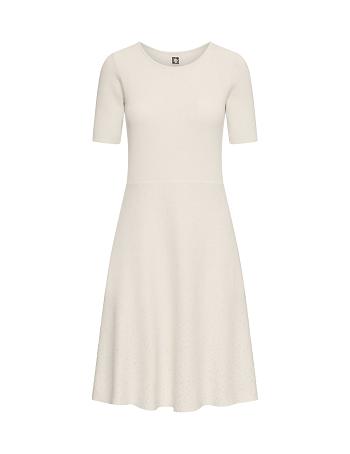 Anne Klein Heat Set Fit & Flare Sweater- Clearance Dress White | GSGEC40447