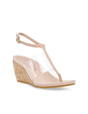 Anne Klein Ivana Wedges Beige | QSGWA45026