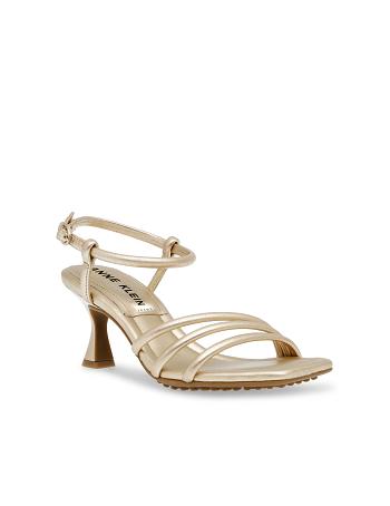 Anne Klein Jelyssa Sandal Heels Gold | FSGHY11933