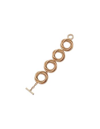 Anne Klein Loose Knot Flex Bracelet Gold | SGZDE55738