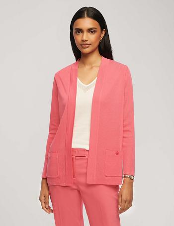 Anne Klein Malibu Cardigan Sweaters Pink | ASGWC97176