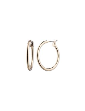 Anne Klein Medium Gold-Tone Hoop Pierced Earrings Gold | FSGHY97482