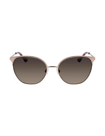 Anne Klein Metal Sunglasses Round Rose / Gold | SGDYB33760