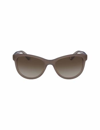 Anne Klein Modern Cat-Eye Sunglasses Average Size Grey Brown | ESGHC69498