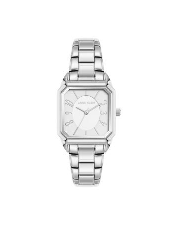 Anne Klein Modern Square Case Watch Metals Silver | BSGSO28334