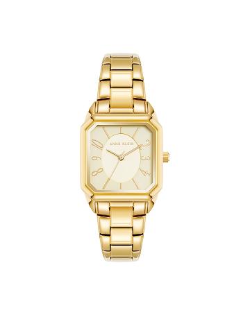 Anne Klein Modern Square Case Watch Metals Gold | LSGTR96822