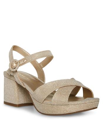 Anne Klein Peltz Dress Sandals Platinum | ASGWC65777