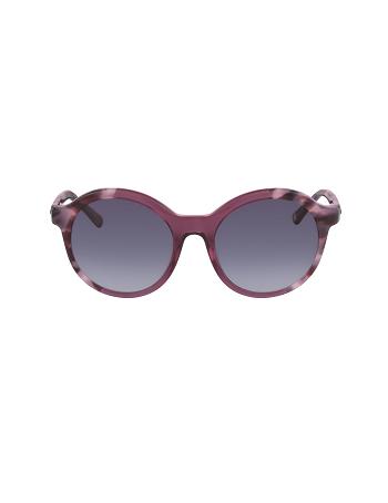 Anne Klein Plum Round Frame Sunglasses Average Size Purple | LSGSX96738