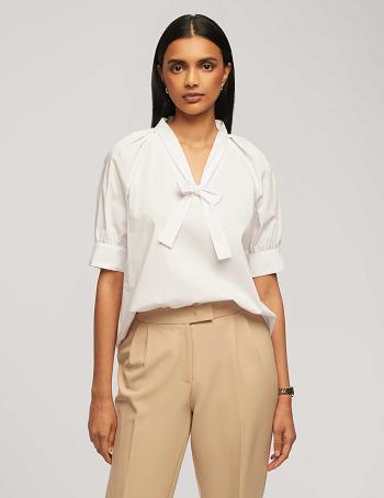 Anne Klein Tops Clearance Sale - Montreal Satin Short Sleeve