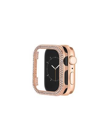 Anne Klein Premium Crystals Protective Case Cover for Apple Watch® Metals Rose / Gold | DSGVO72152