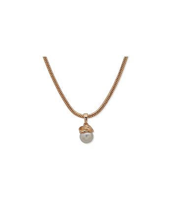 Anne Klein Snake Chain With Knot Pendant Necklace Snake / Gold | SGZPD29822