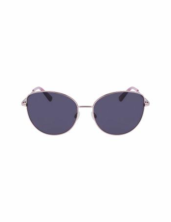 Anne Klein Trendy Round Sunglasses Best Sellers Rose / Gold | SGQCS57496