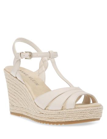 Anne Klein Whitney Wedges Beige | ESGVG57401