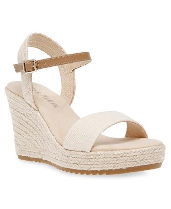 Anne Klein Wylie Wedges Cream | SGCVG74061