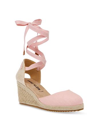 Anne Klein Zelda Wedges Pink | FSGHY56129