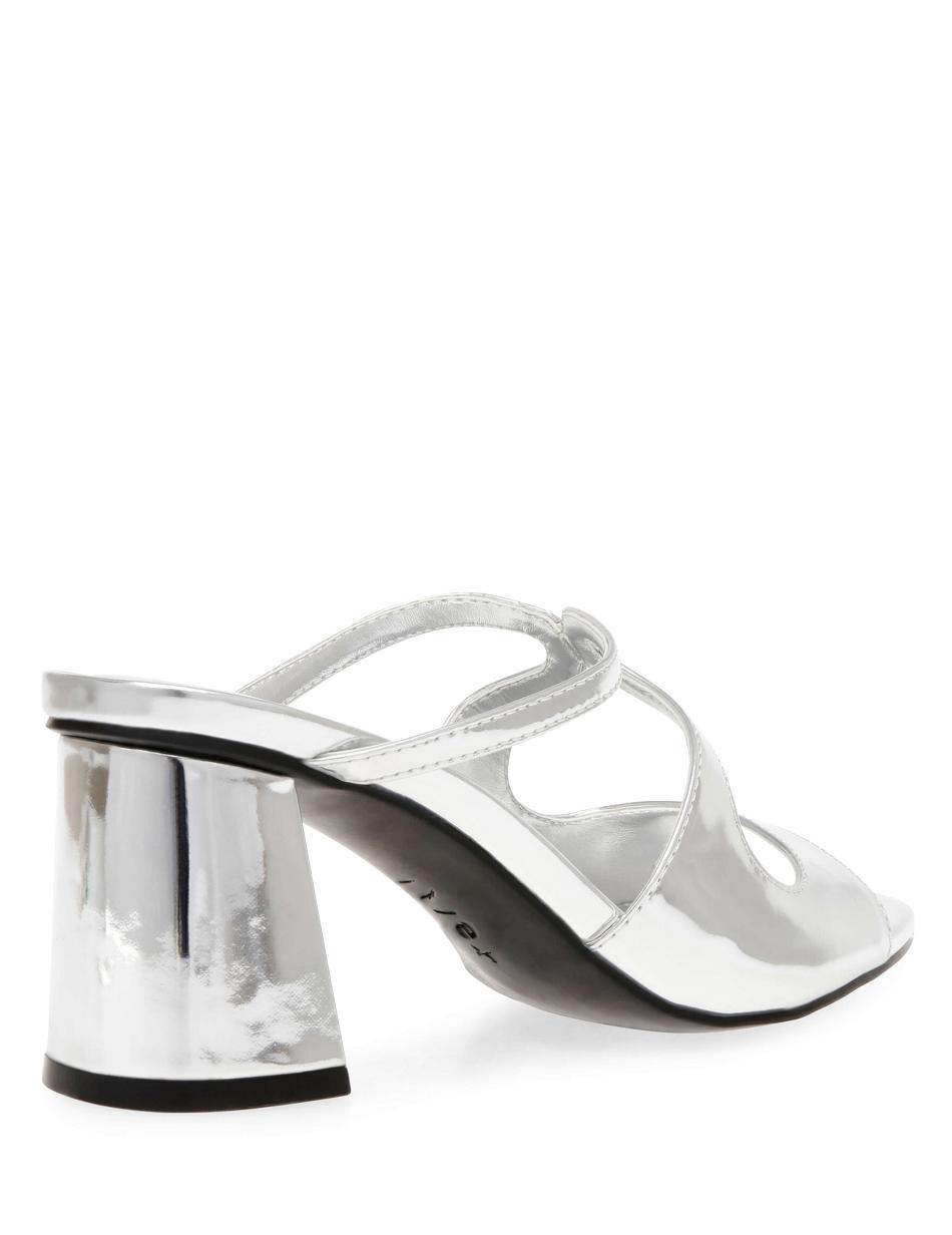 Anne Klein Aida Dress Sandal Heels Silver | SGJKU47203