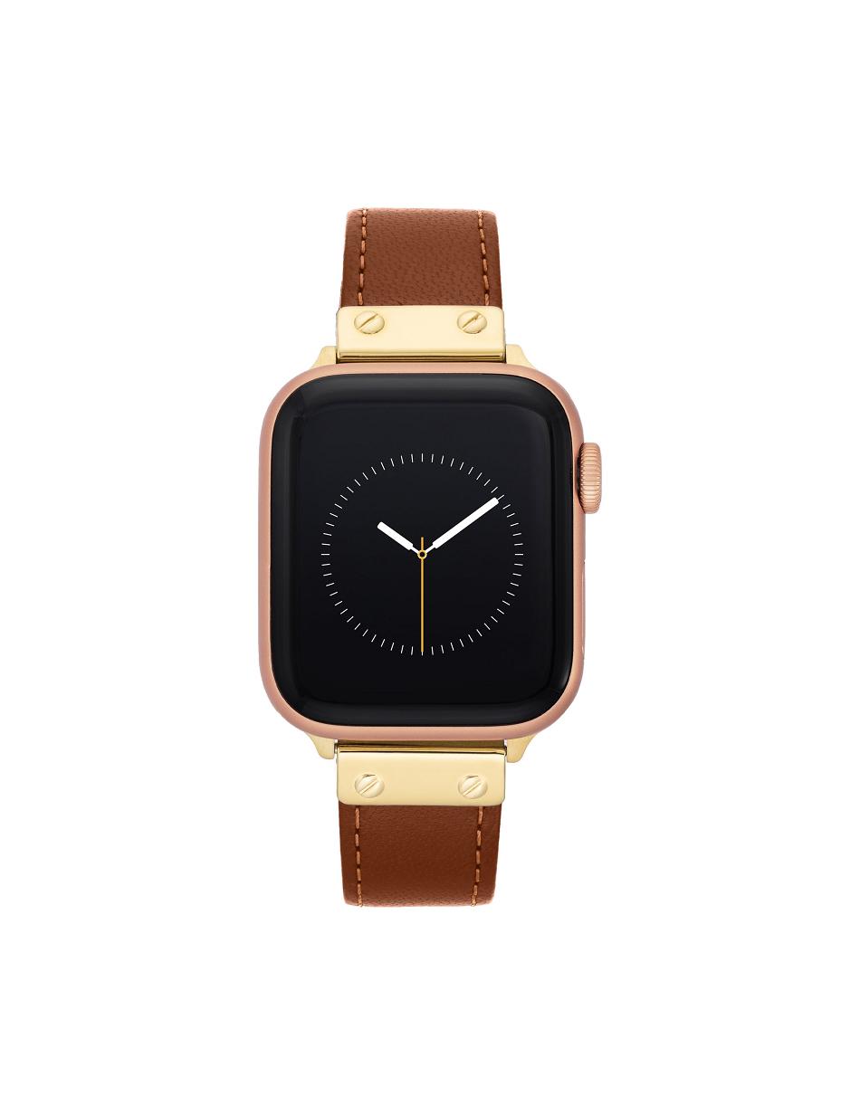 Anne Klein Band for Apple Watch® Leather Black / brown | XSGGW31067