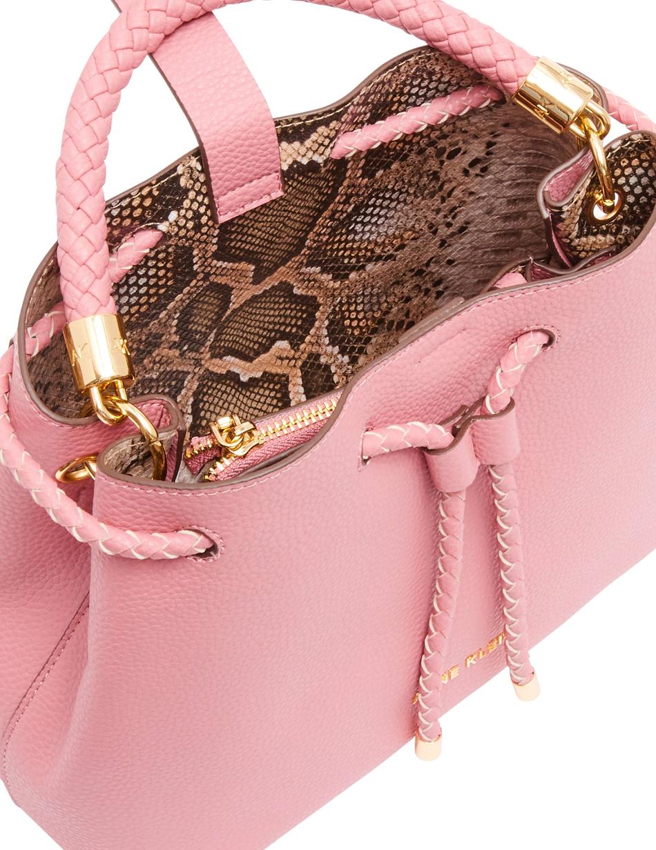 Anne Klein Braided Handle Satchels Pink | ASGWC40187