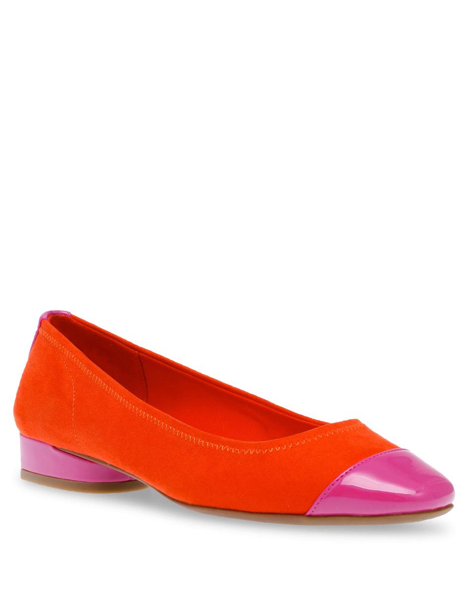 Anne Klein Carlie Flats Orange / Pink | SGCVG28415