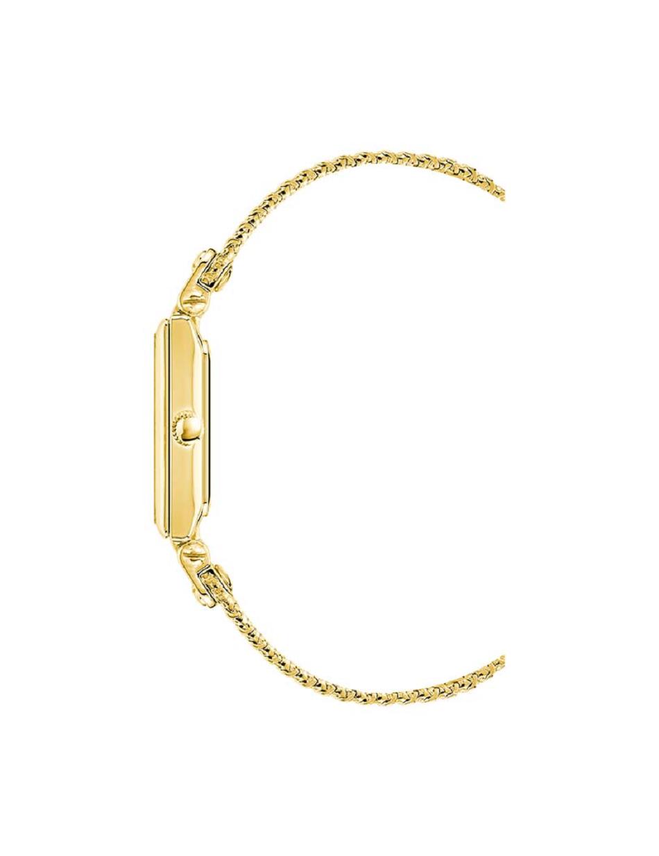 Anne Klein Case Mesh Bracelet Watch Rectangular Gold | ASGWC94998