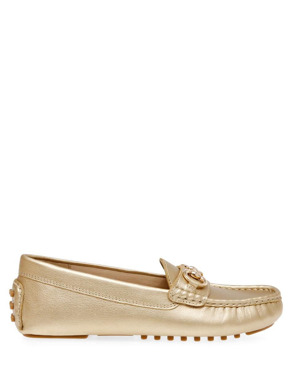 Anne Klein Celeste Moc Flats Gold | DSGVO63228