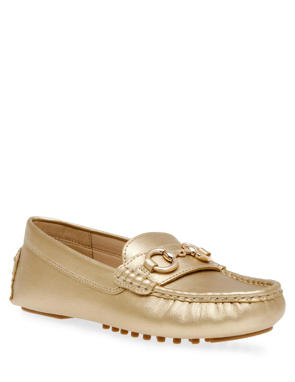 Anne Klein Celeste Moc Flats Gold | DSGVO63228