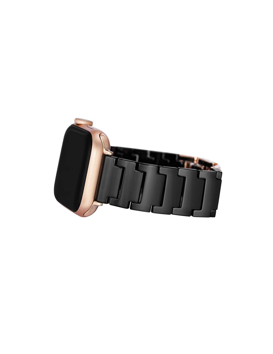 Anne Klein Ceramic Bracelet Band Apple Watch Accessories Black / Rose / Gold | DSGKV46757