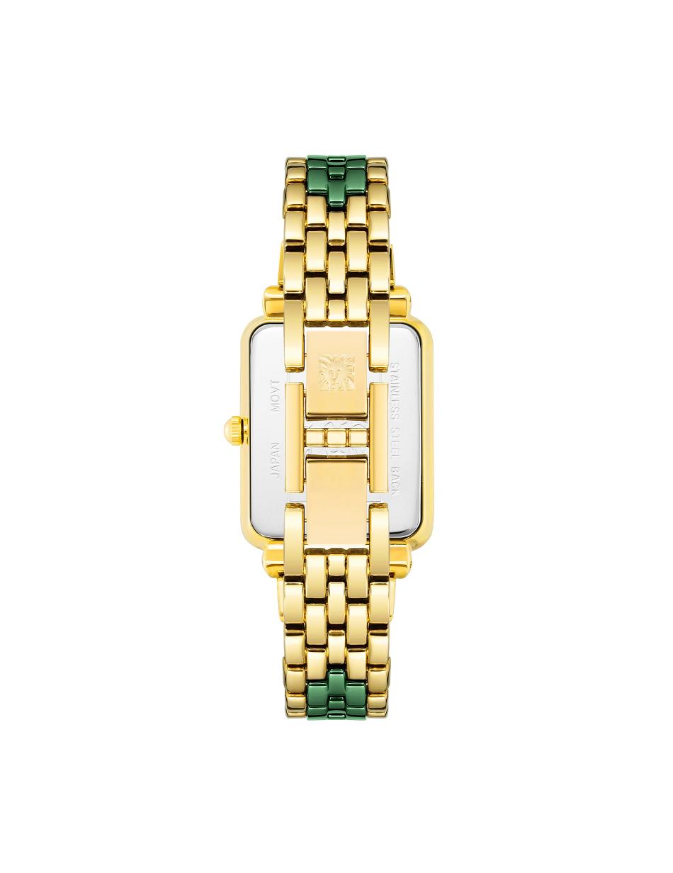 Anne Klein Ceramic Dial Watch Diamond Gold / Green | BSGSO68617