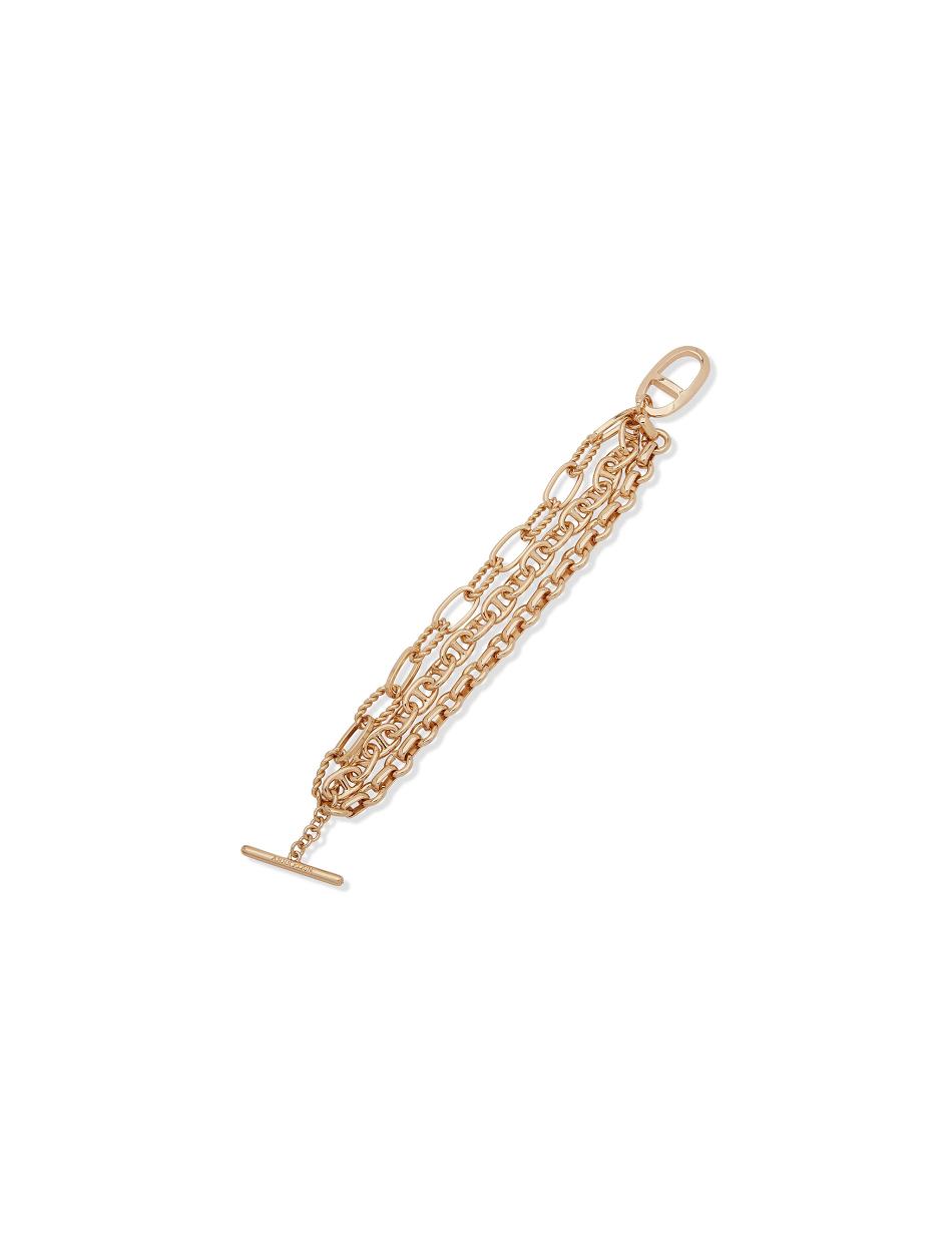 Anne Klein Chain Link Flex Bracelet Gold | LSGSX73797