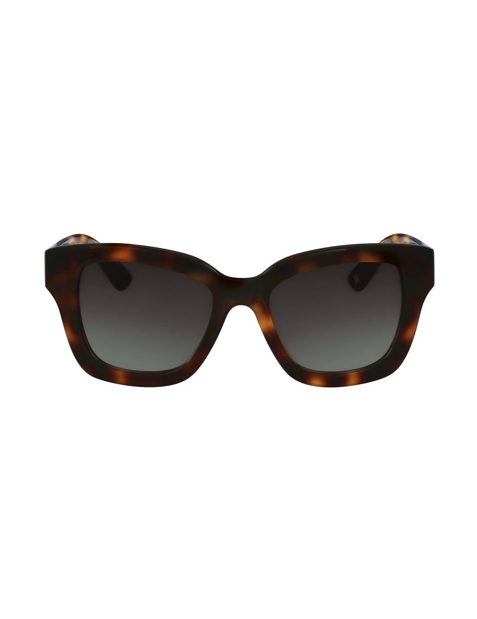 Anne Klein Classic Frame Sunglasses Square orange | SGEAH15894