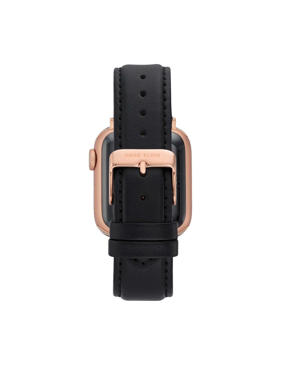 Anne Klein Considered Apple Peel Band for Apple Watch® Leather Black / Rose / Gold | DSGVO76264