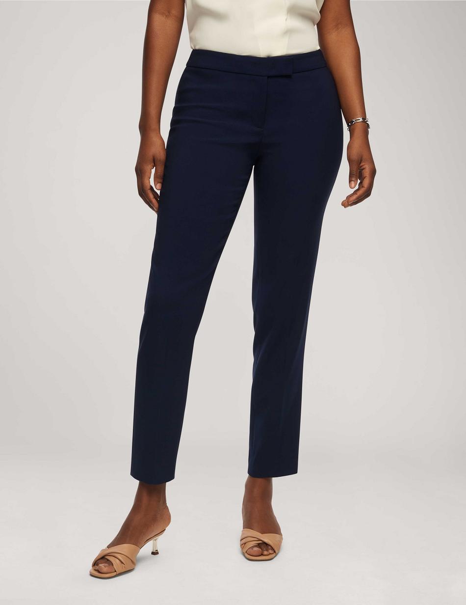 Anne Klein Contour Stretch Bowie Pant Best Sellers Blue | ZSGMJ61292