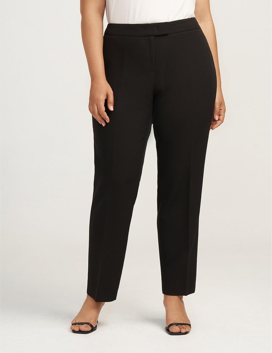 Anne Klein Contour Stretch Bowie Pant Plus Size Black | GSGUC68979