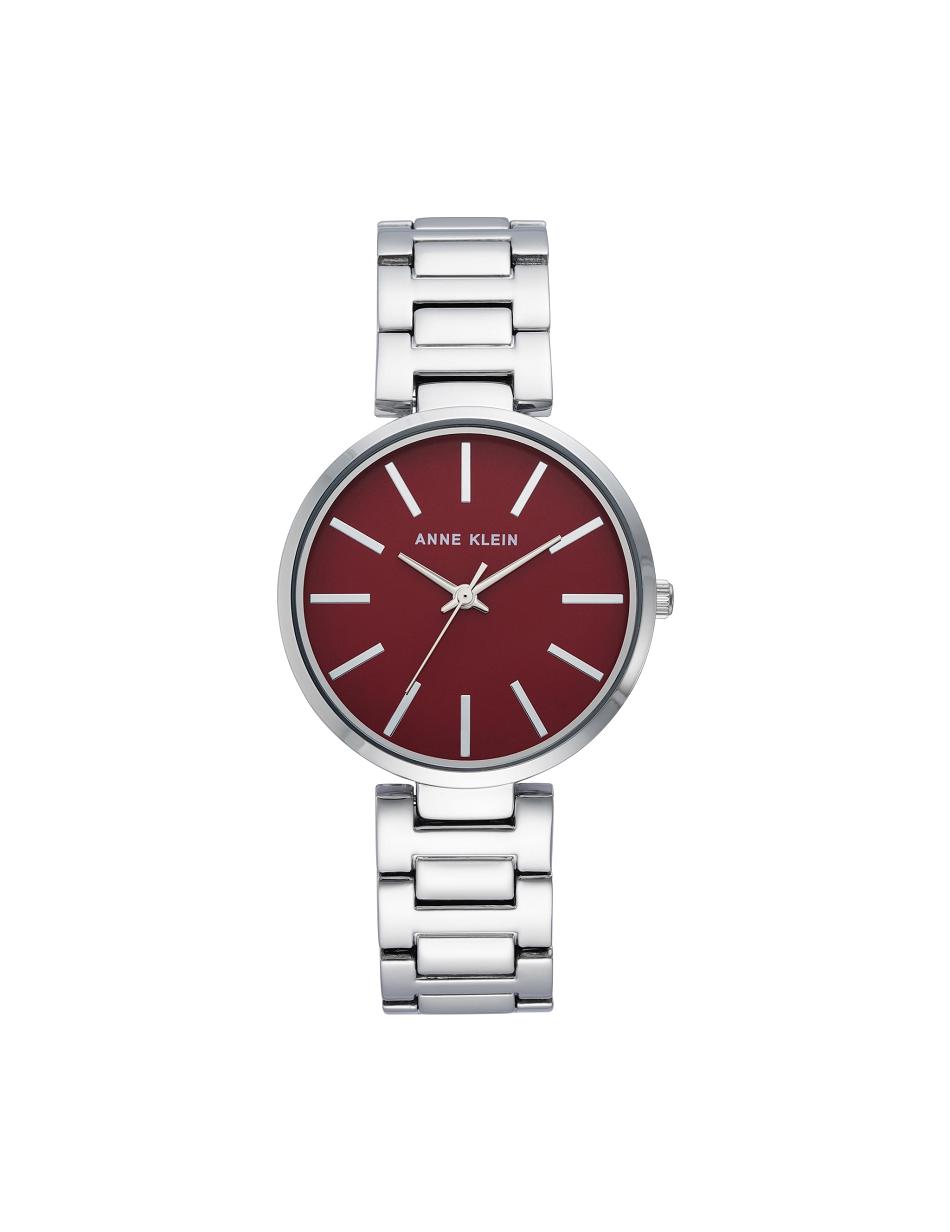 Anne Klein Everyday Bracelet Watch Metals Silver / Burgundy | YSGVQ36557