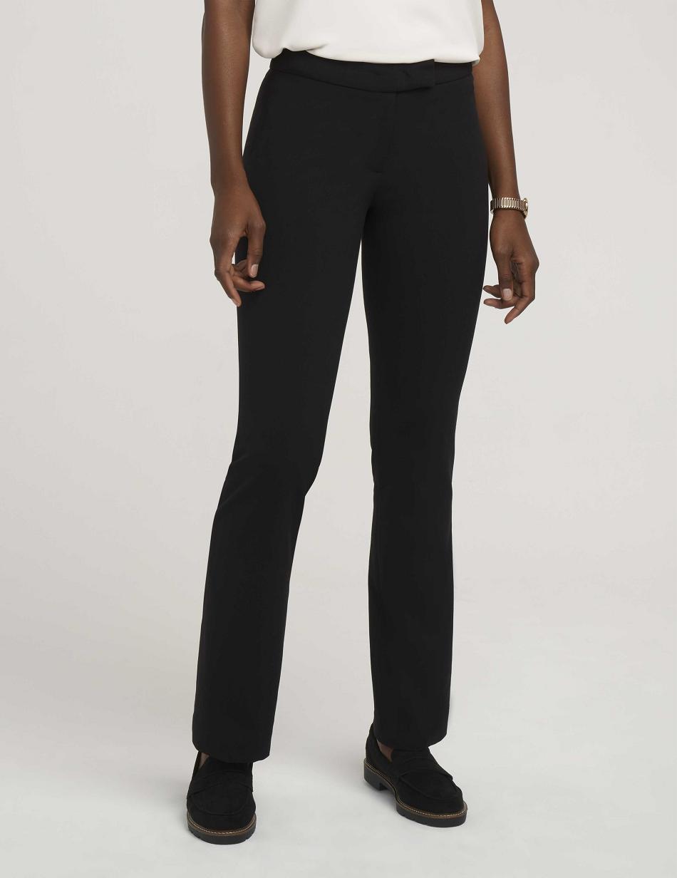 Anne Klein Flare Leg Pant Bottoms Black | DSGKV15149