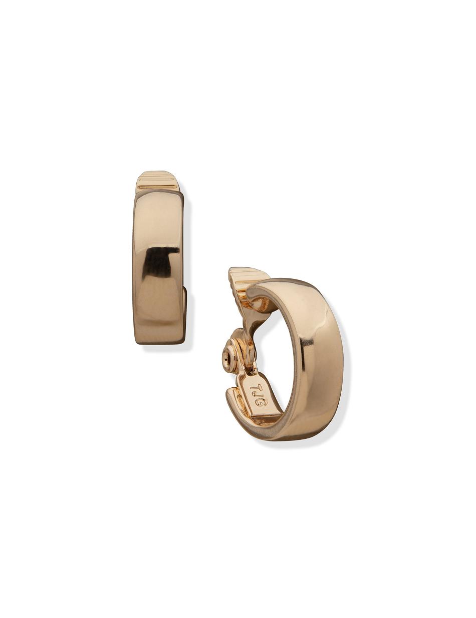 Anne Klein Gold-Tone Clip Hoop Clip Earrings Gold | DSGKV32266