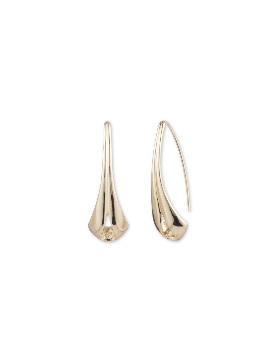 Anne Klein Gold-Tone Folded Earrings Gold | SGICD17681