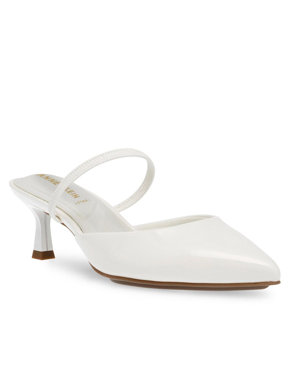 Anne Klein Iella Convertible Sling Back Heels White | LSGSX31741