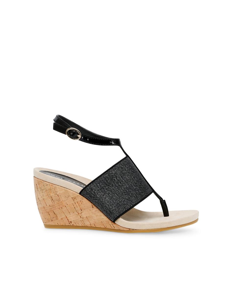 Anne Klein Ivana Wedge Best Sellers Black | SGCIF91547